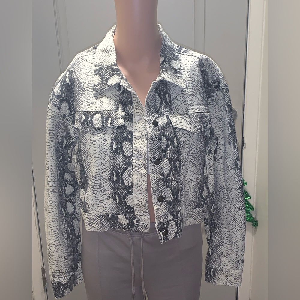 Snake Print Jacket
